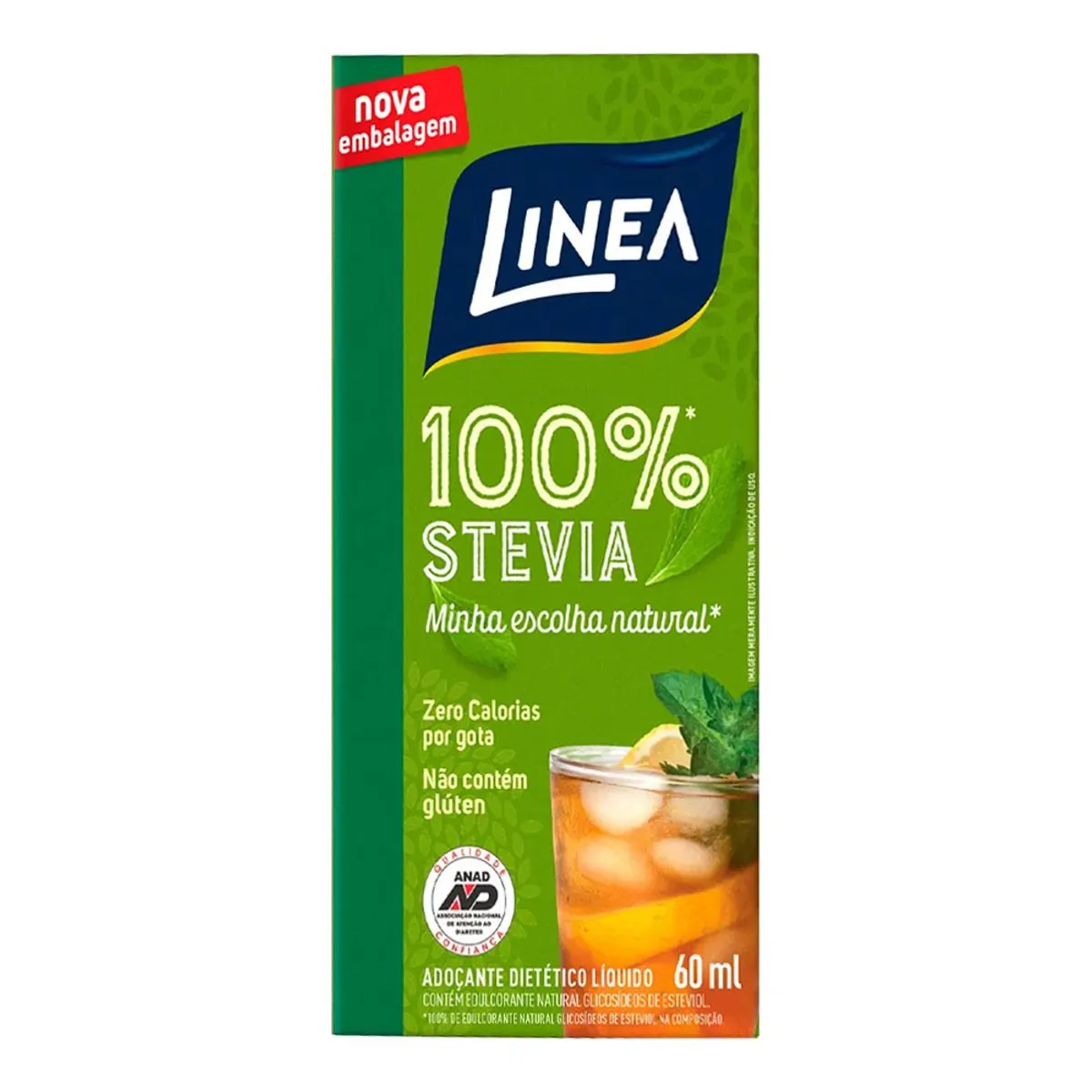 Adoçante Líquido 100% Stevia Linea 60ml