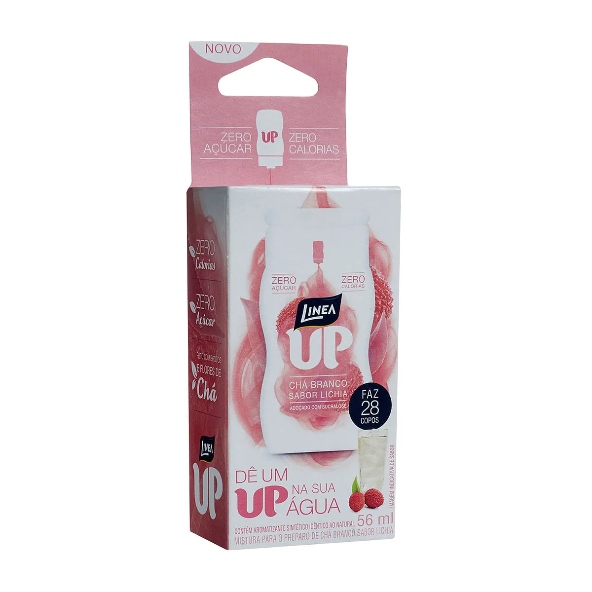 Chá Branco Lichia Zero Açúcar Linea Up Caixa 56ml