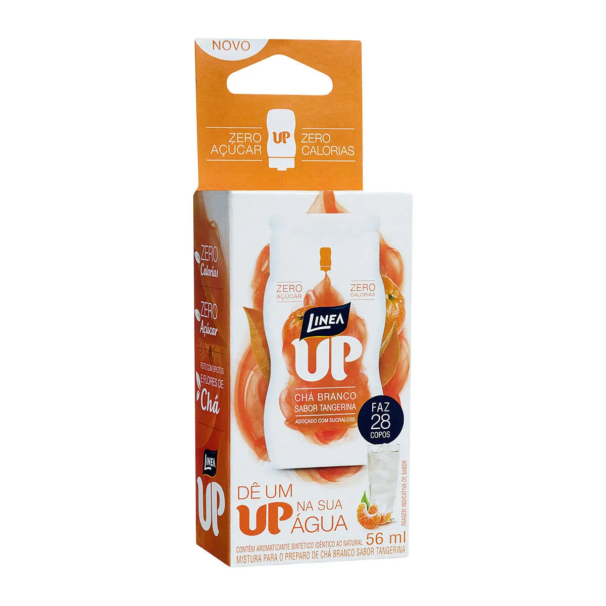 Chá Branco Tangerina Zero Açúcar Linea Up Caixa 56ml