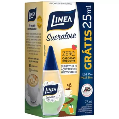 Adocante Linea Sucralose Lv 75ml Pg 50ml