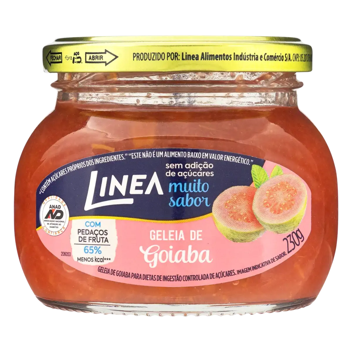 Geleia Diet de Goiaba LINEA Vidro 230g