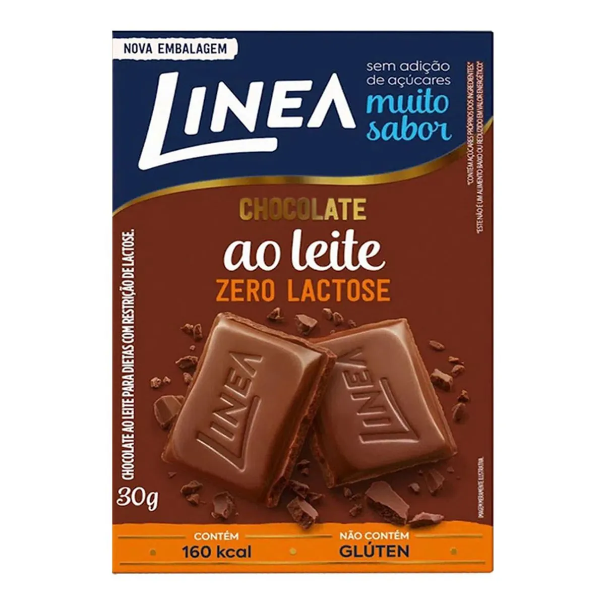 Chocolate ao Leite ZERO LACT LINEA 30G