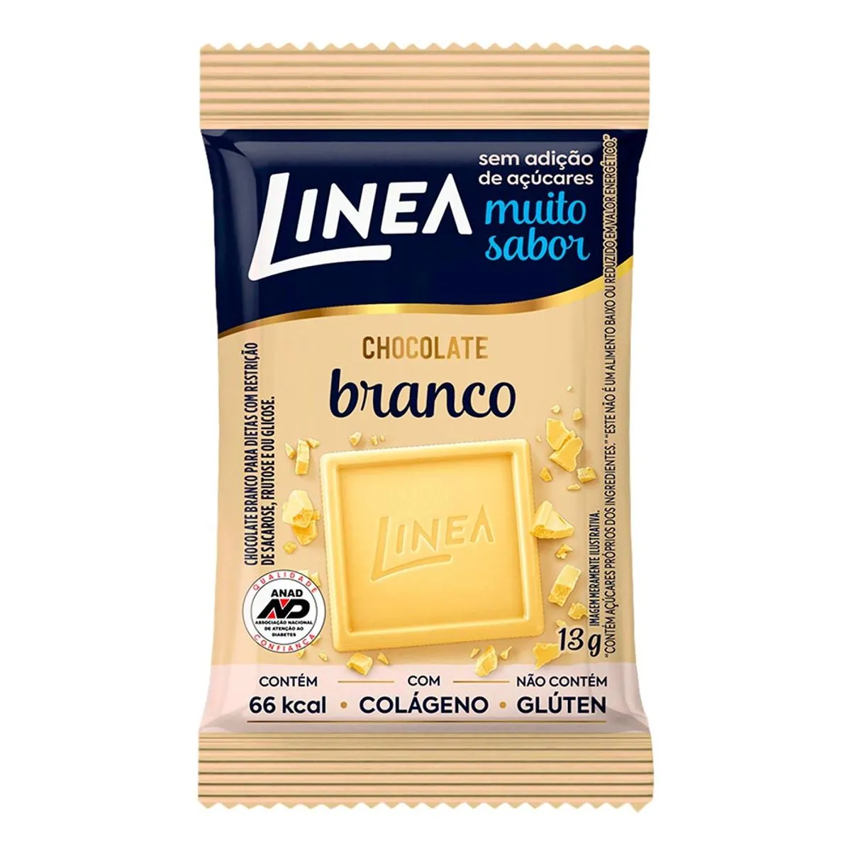Chocolate Branco Linea Caixa 195g 15 Unidades