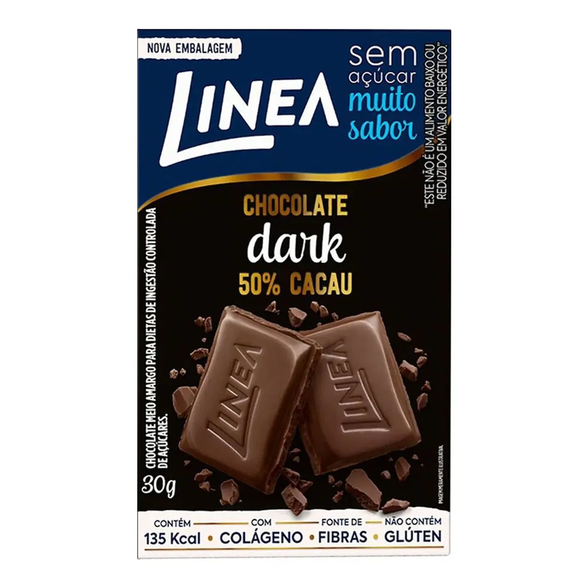 Chocolate Dark Linea Zero 30g