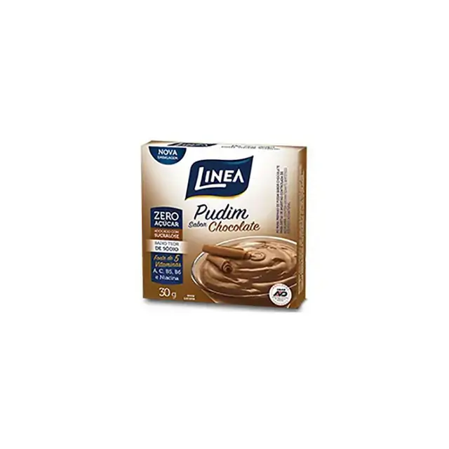 Pó Para Pudim Chocolate Zero Açúcar Linea Caixa 30g