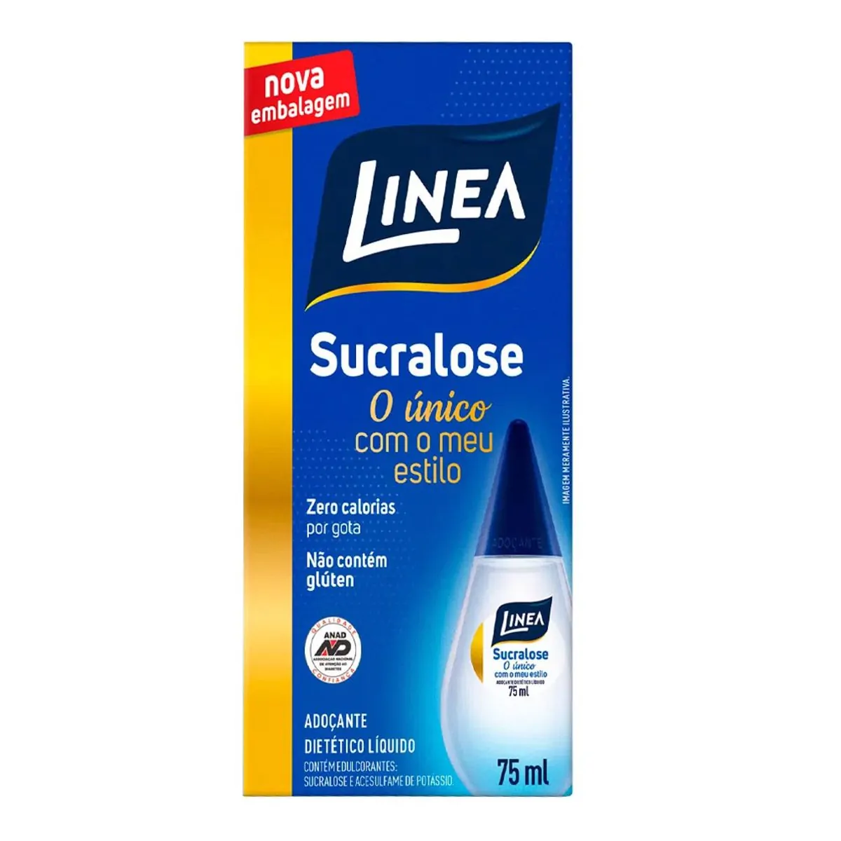 Adoçante Líquido Sucralose Linea 75ml