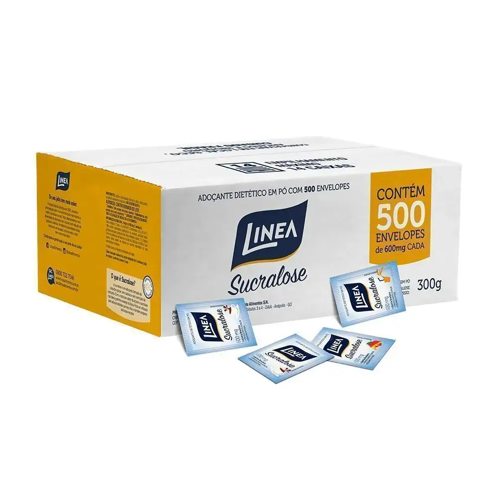 Adoçante Em Pó Sucralose Linea Caixa 250g 500 Unidades