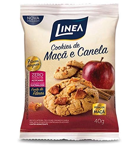 Cookie Maca Com Canela 40g Linea