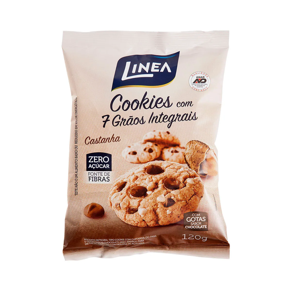 Cookies Linea Zero 120g Castanha Para