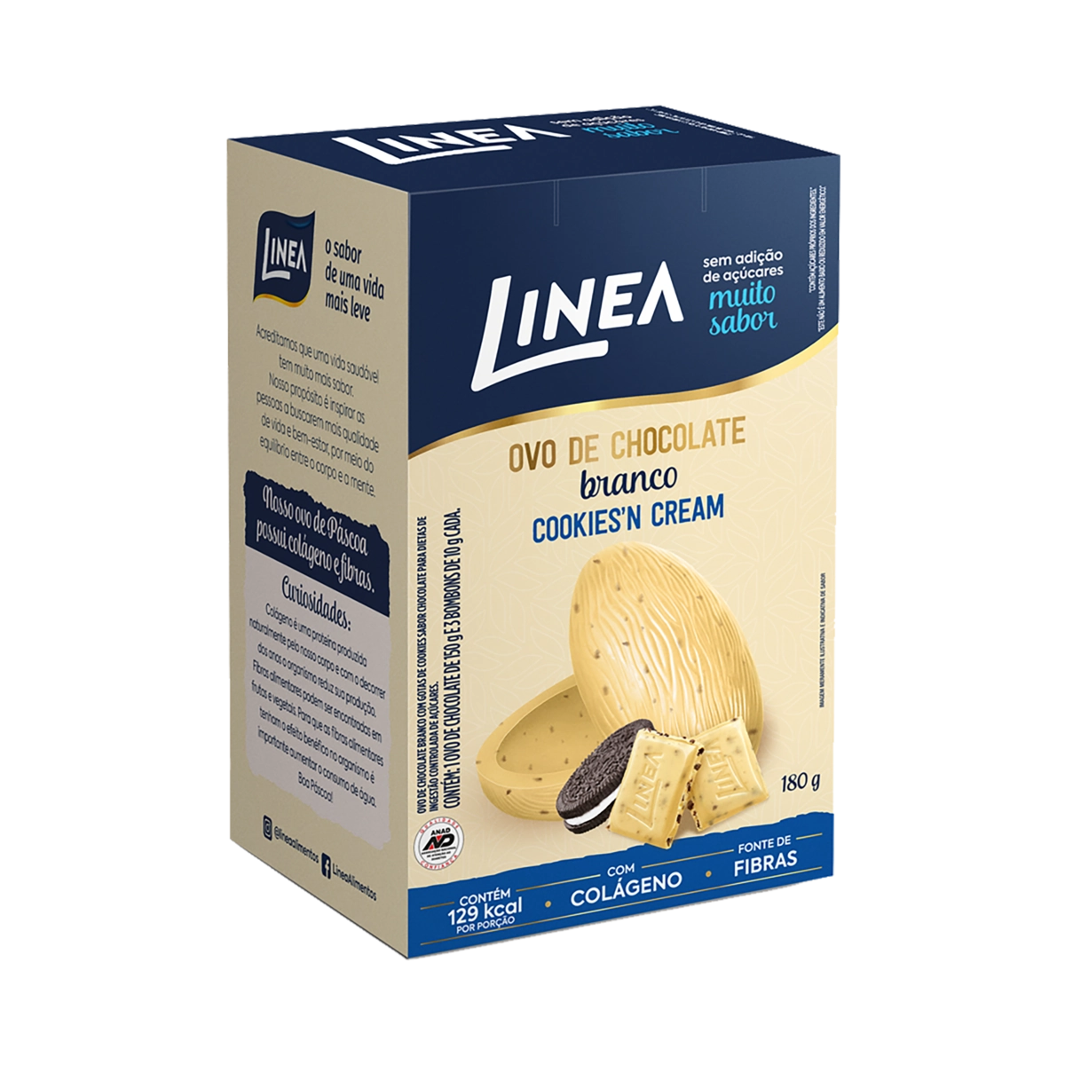 Linea Ovo De Páscoa Cookies´N Cream 180G