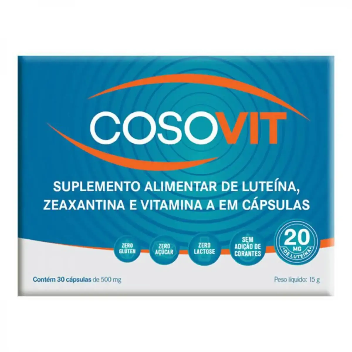 Cosovit Zero Açúcar Mundipharma Caixa 15g 30 Cápsulas