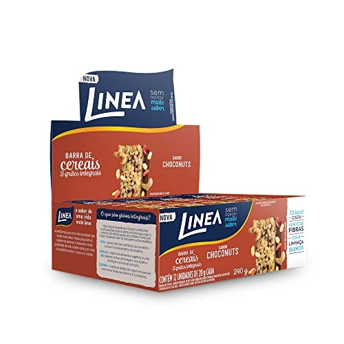 Linea Barra De Cereais 3 Grãos Integrais Choconuts 12 U