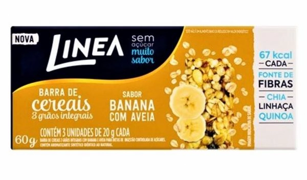 Barra Cereal Linea C/3 Banana C/aveia