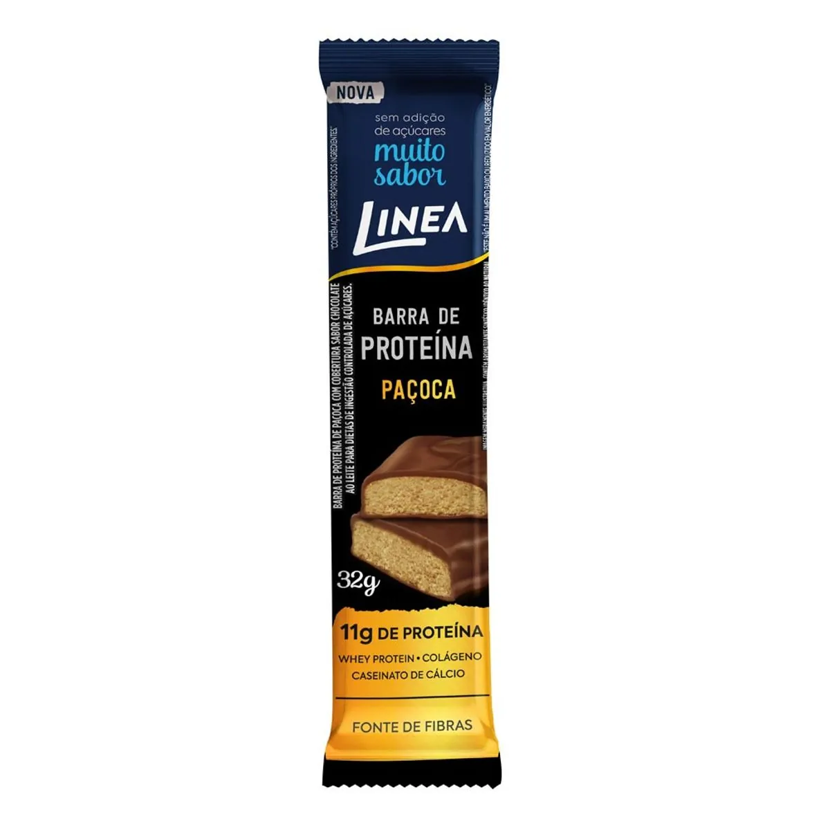 Barra De Proteína Paçoca Linea Hummm Pacote 35g