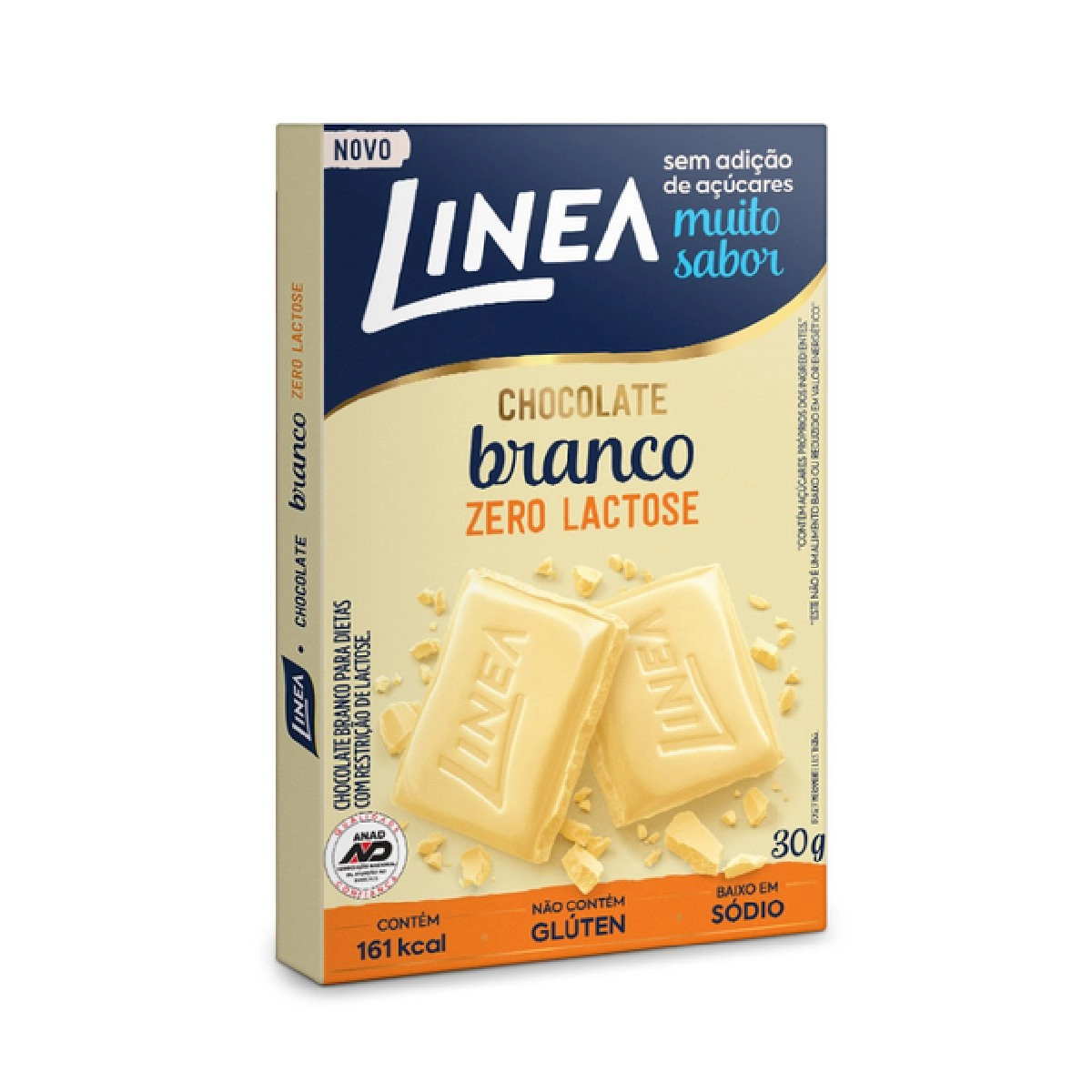 Linea Choco Branco Zero Lact 30G
