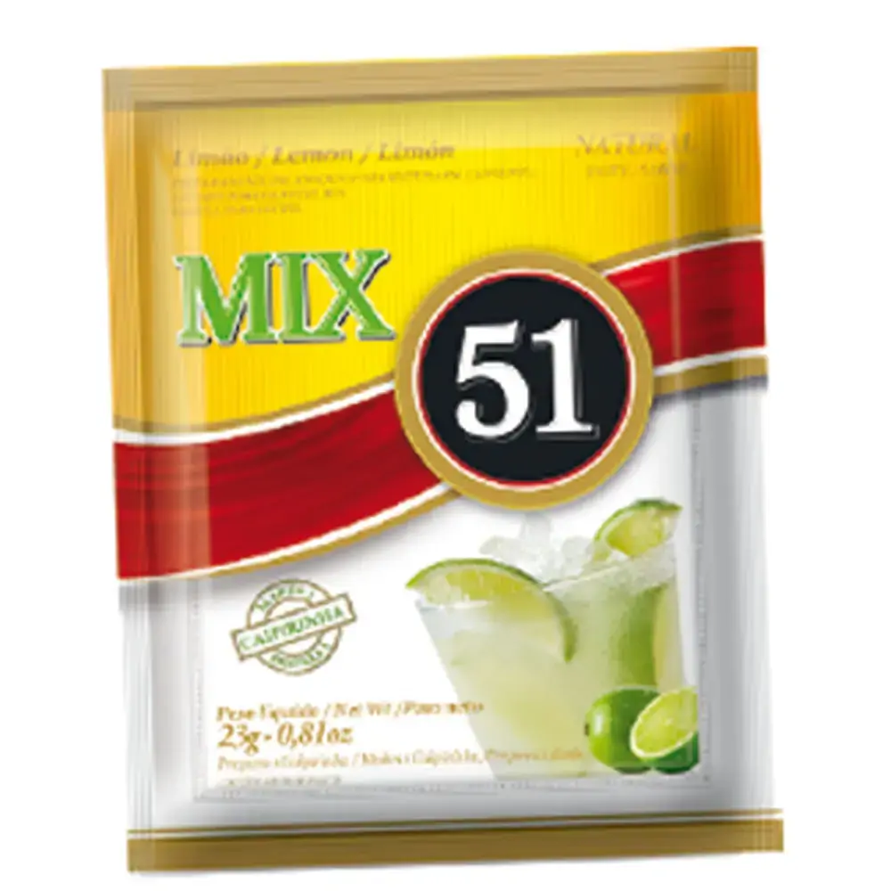 Mix Para Caipirinha Pó Limão 51 Caixa 14 Unidades