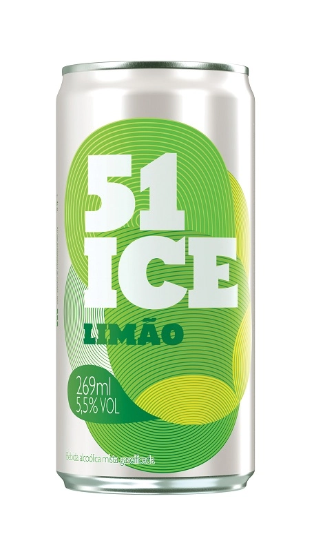 Bebida Mista Alcoólica Limão 51 Ice Lata 269ml