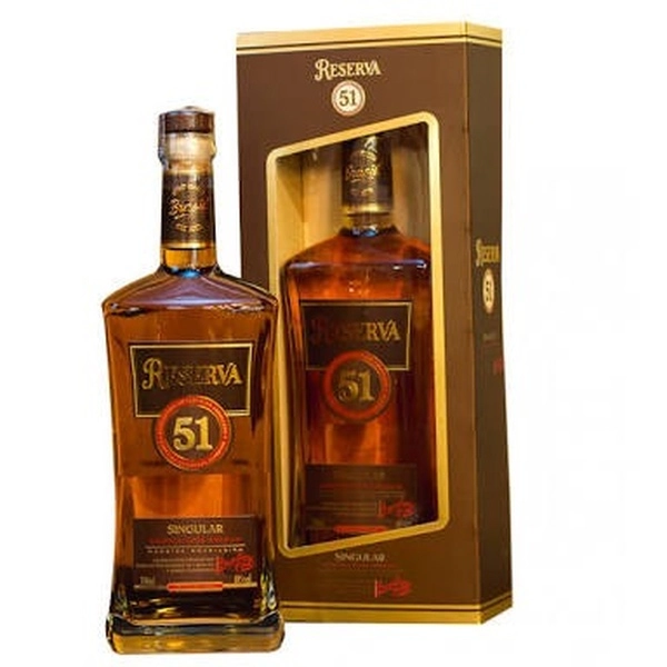 Cachaça Envelhecida Singular 51 Reserva Garrafa 700ml