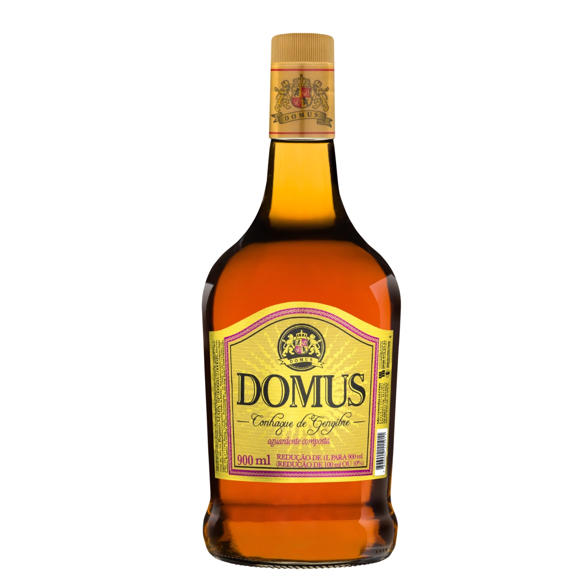 Conhaque de Gengibre Domus Garrafa 900ml