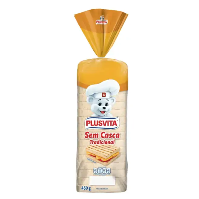 Pao Plus Vita De Forma S Casca Pct 450g
