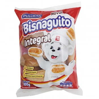 Pão Bisnaguinha Integral Plusvita Bisnaguito Pacote 300g