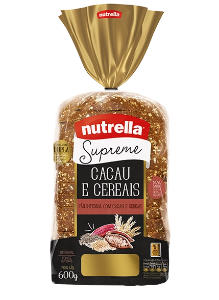 Pao Pullman Supreme Cacau/cereais 600g