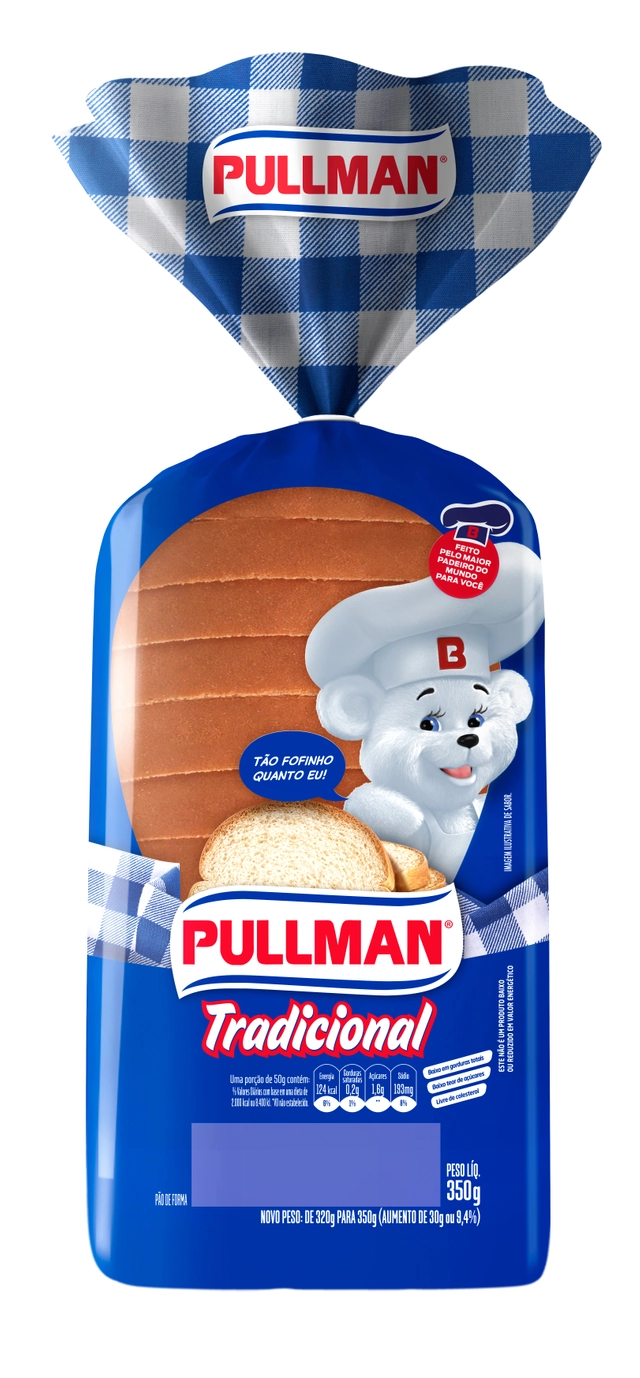 Pão de Forma Tradicional Mini Pullman 320g