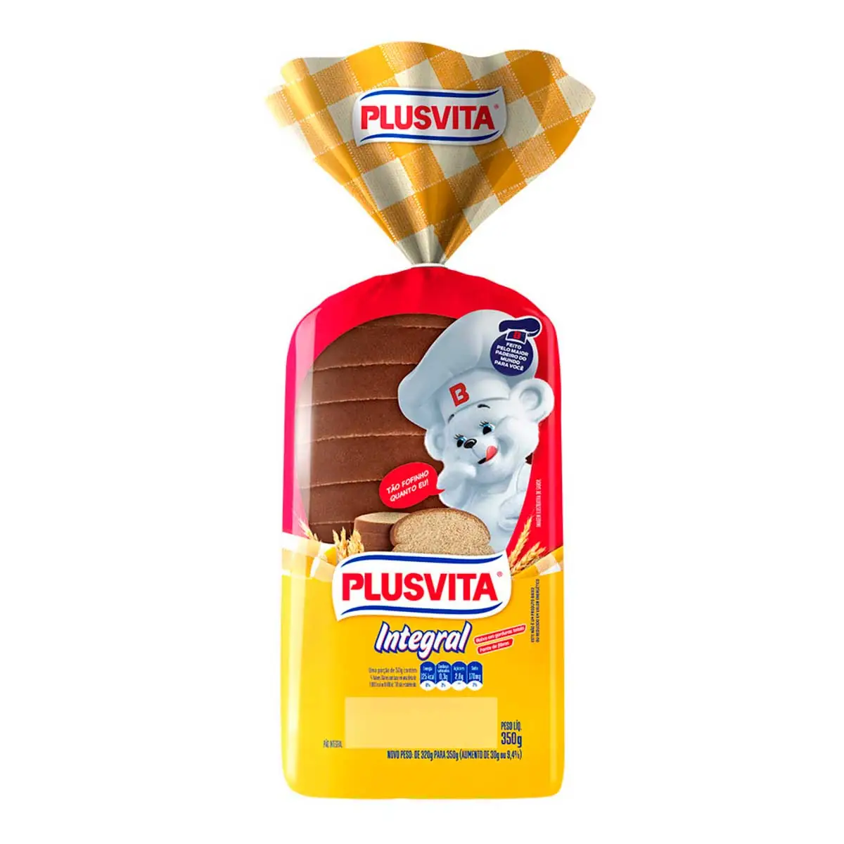 Pão Integral Plusvita Pacote 350 g
