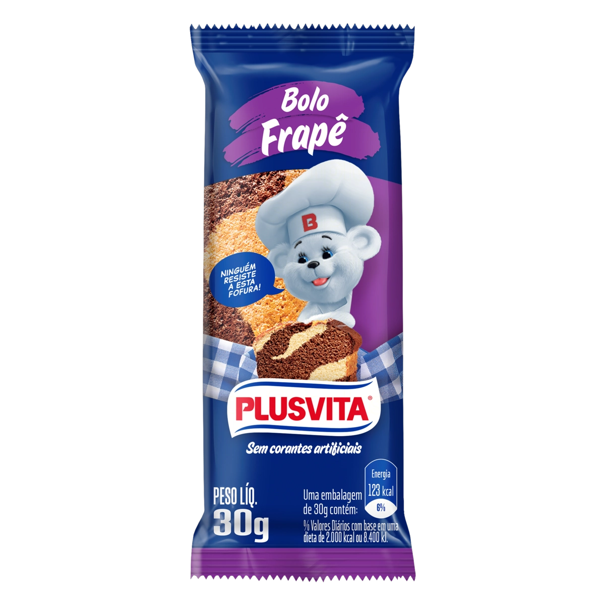 Bolo Frapê Plusvita Pacote 30g