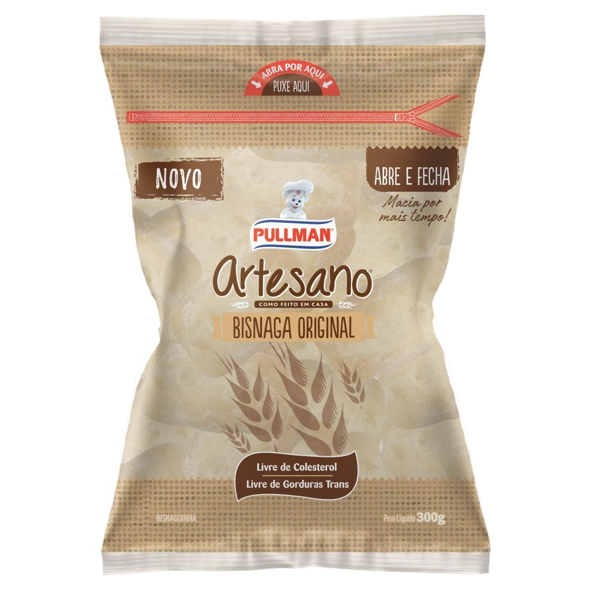 Pão Bisnaguinha Original Pullman Artesano Pacote 300g