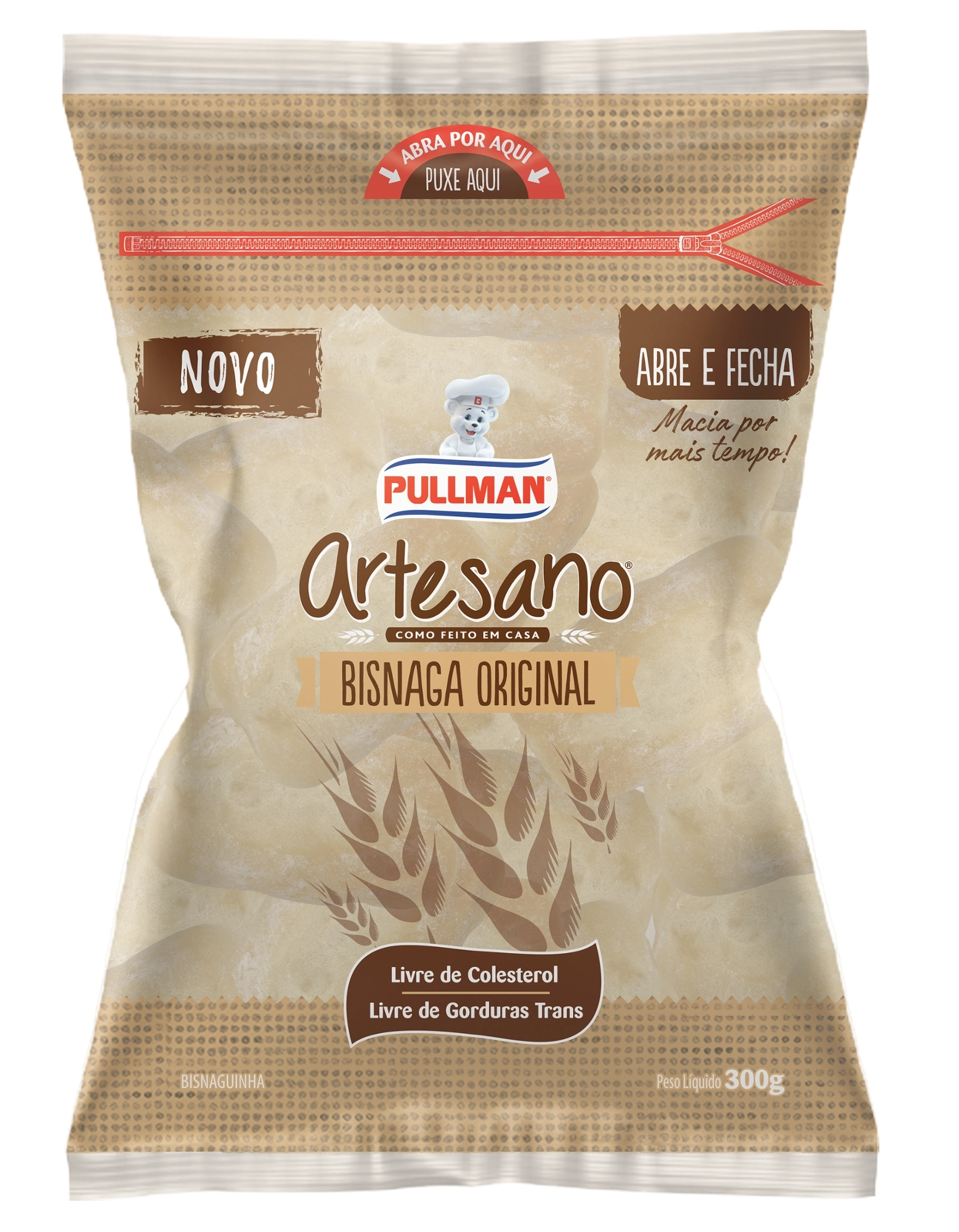 Pão Bisnaguinha Original Plusvita Artesano Pouch 300g