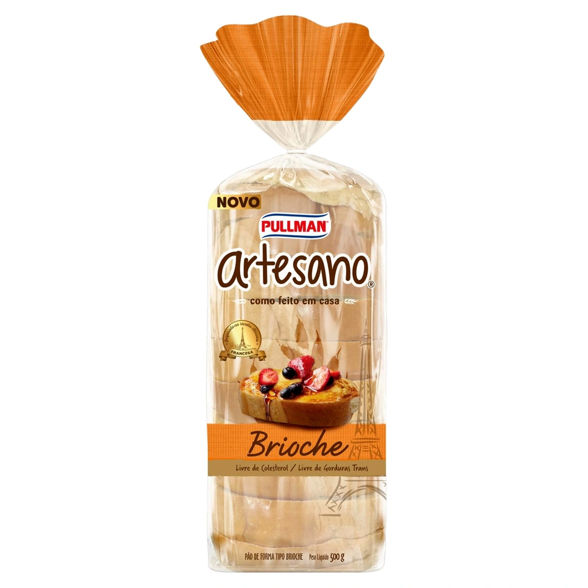 Pao Pullman Artesano Brioche 500g