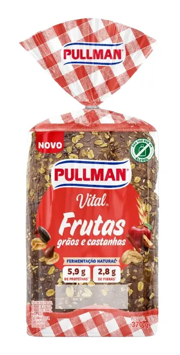 Pao Forma Pullman Vital Frutas, Graos E Castanhas 370g