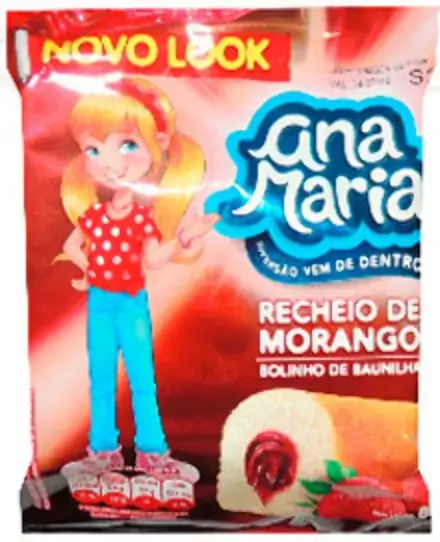 Bolinho Pullman Ana Maria Morango