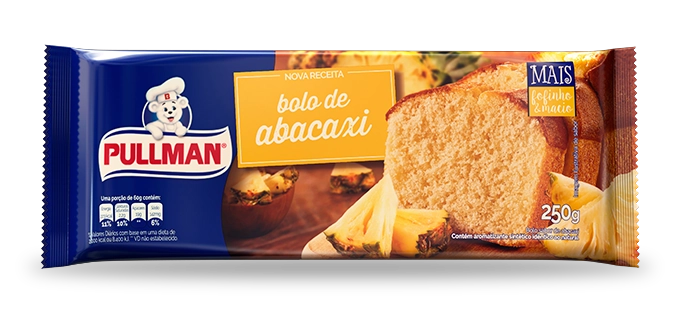 Bolo Abacaxi Pullman Pacote 250g