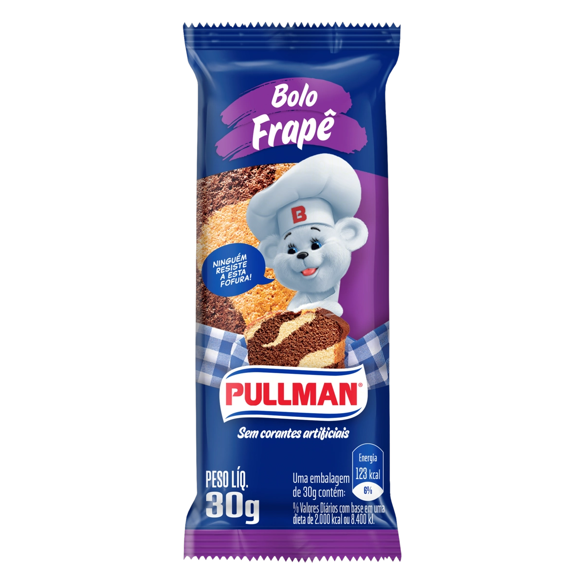 Bolo Frapê Pullman Pacote 30g