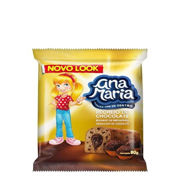 Bolinho Ana Maria Sabor Brigadeiro Pullman 80g