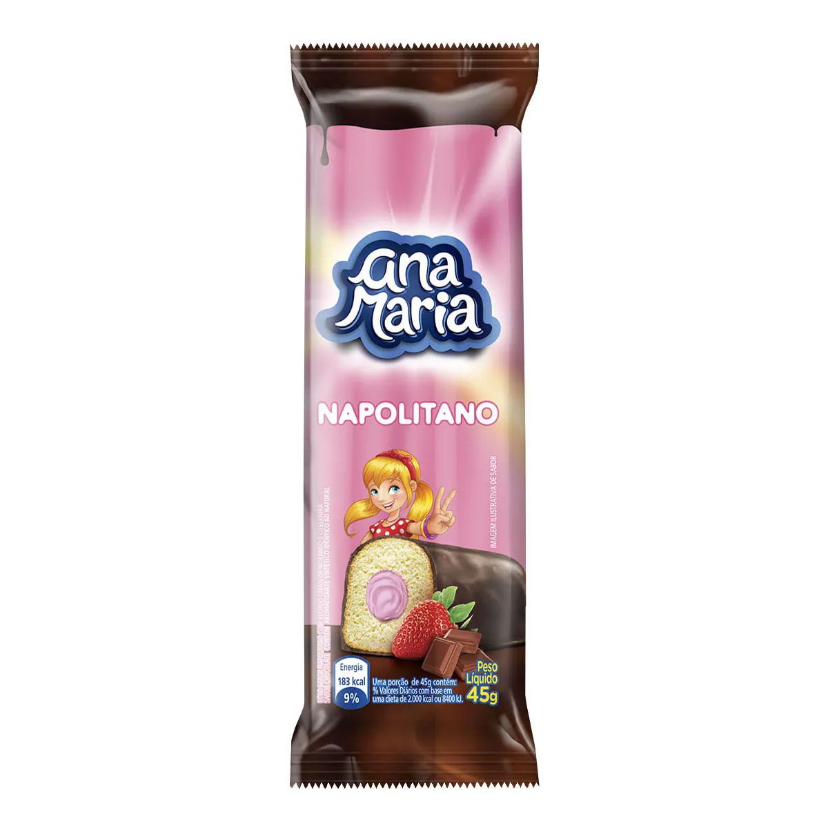Bolinho Ana Maria Napolitano 42g