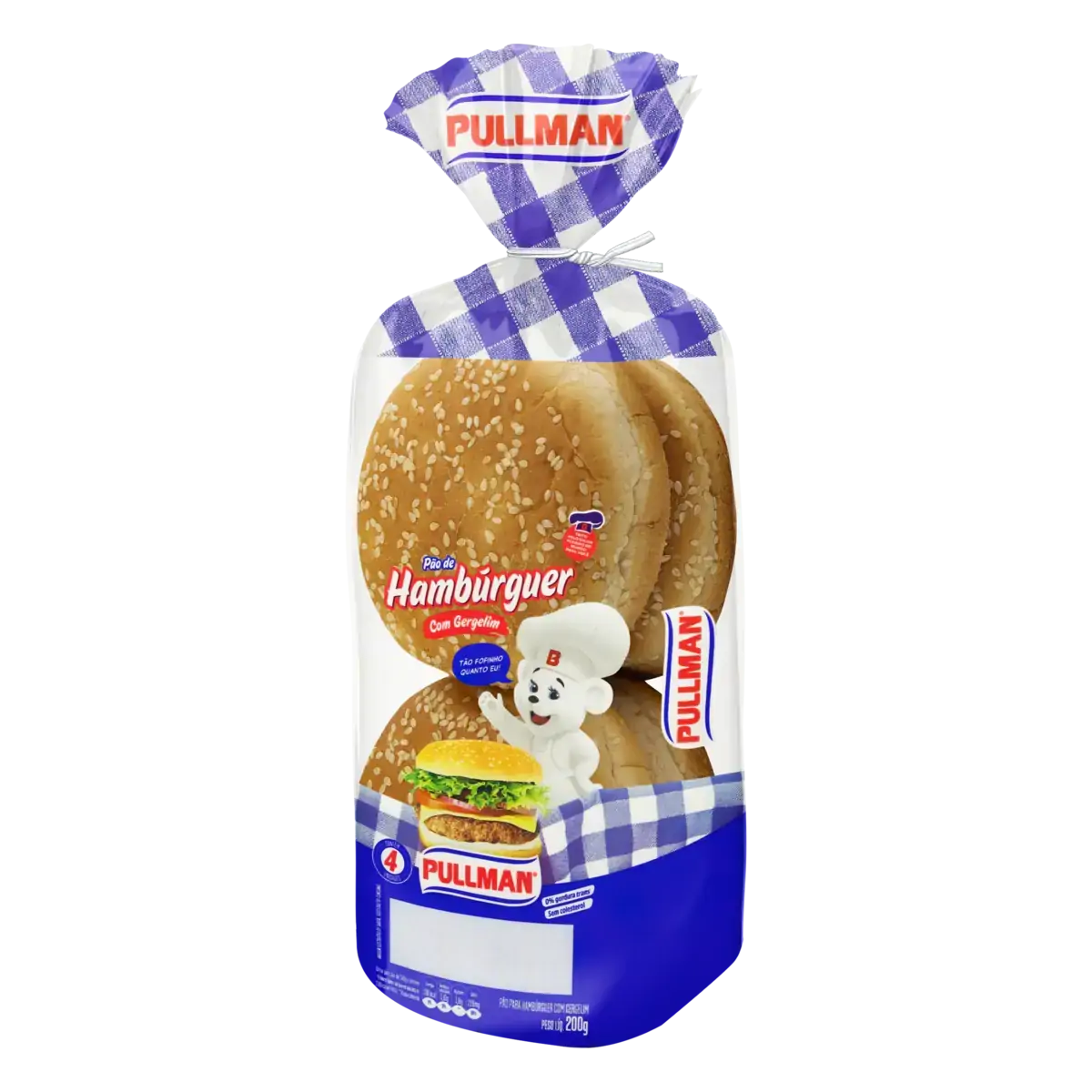 Pullman Pao De Hamburguer C/gergelim