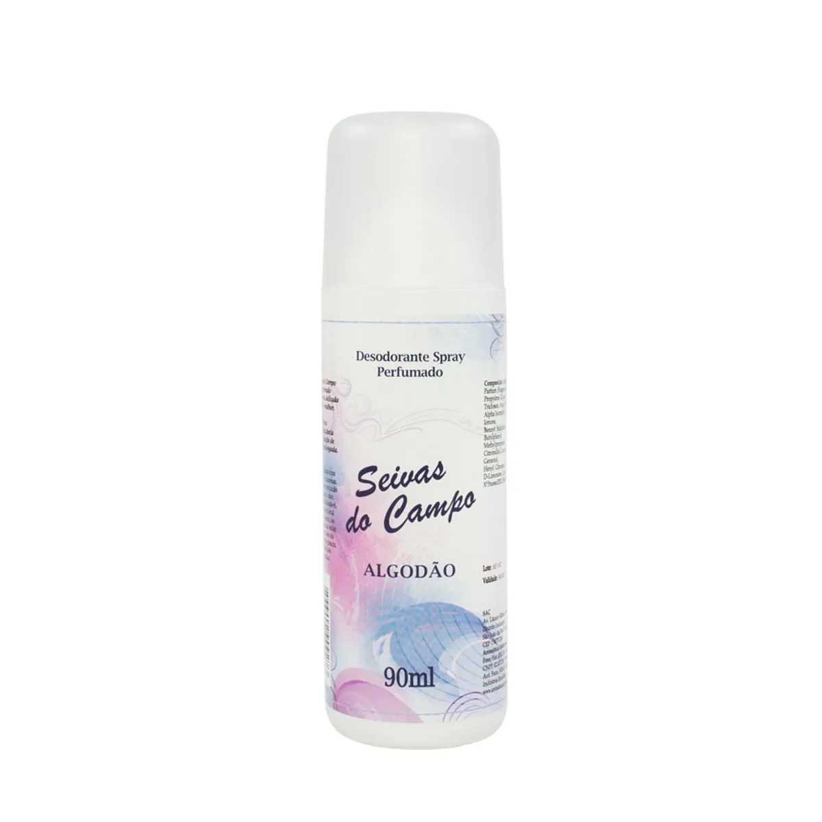 Desodorante Spray Seivas Do Campo 90ml Algodão