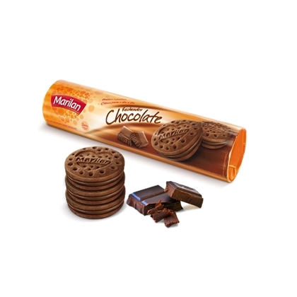 Biscoito Recheio Chocolate Marilan Pacote 130g