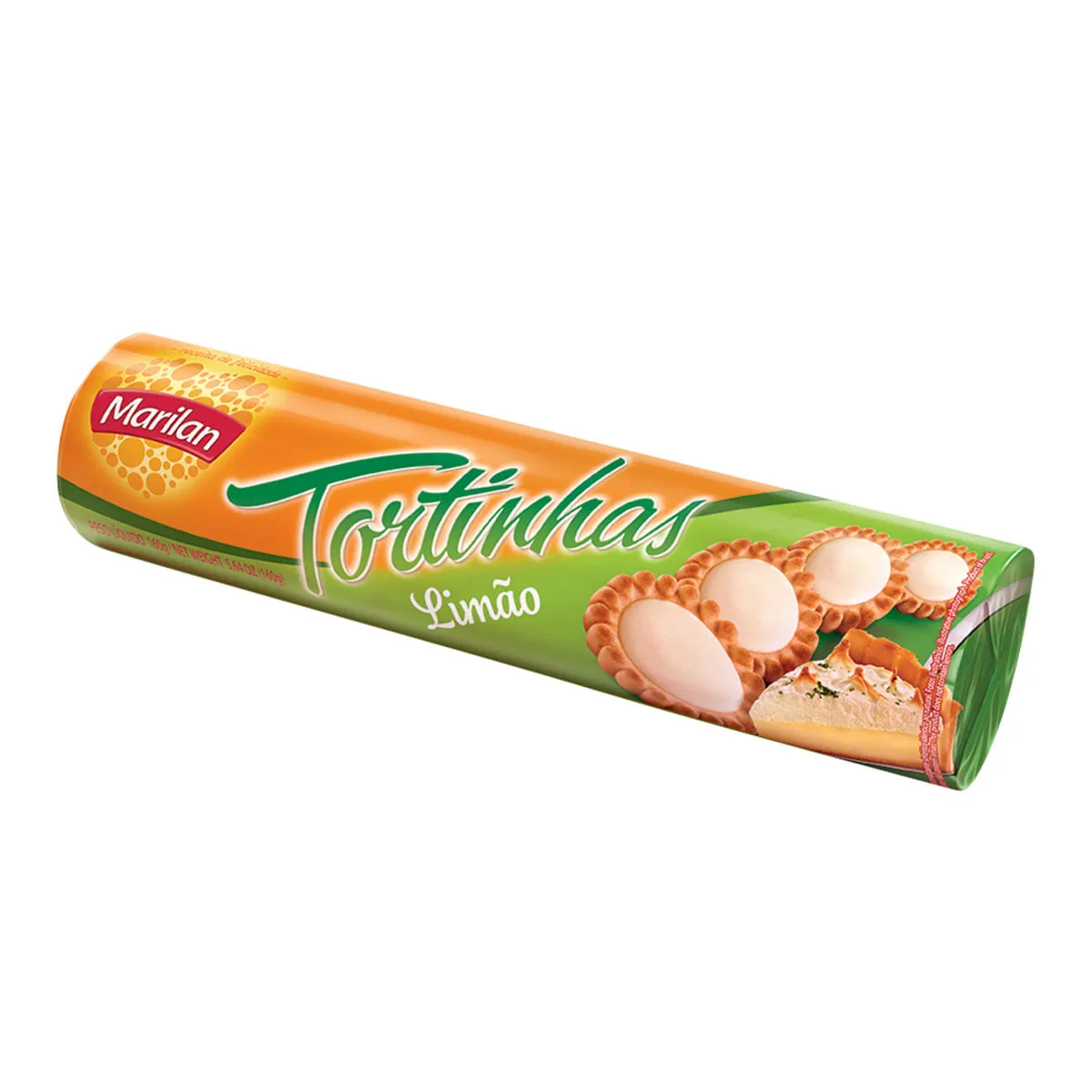 Biscoito Recheio Limão Marilan Tortinhas Pacote 160g