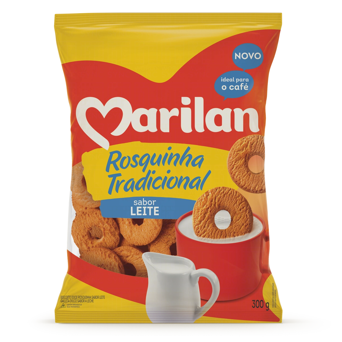 Biscoito Rosquinha Leite Marilan Pacote 400g