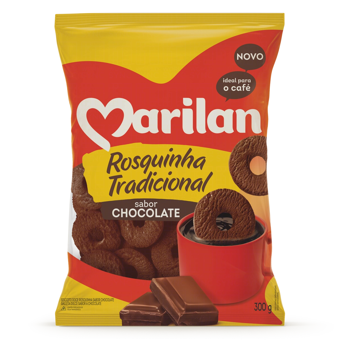 Biscoito Rosquinha Chocolate Marilan Pacote 400g