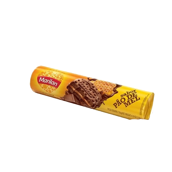 Biscoito Recheado Sabor Pao De Mel 130g Marilan