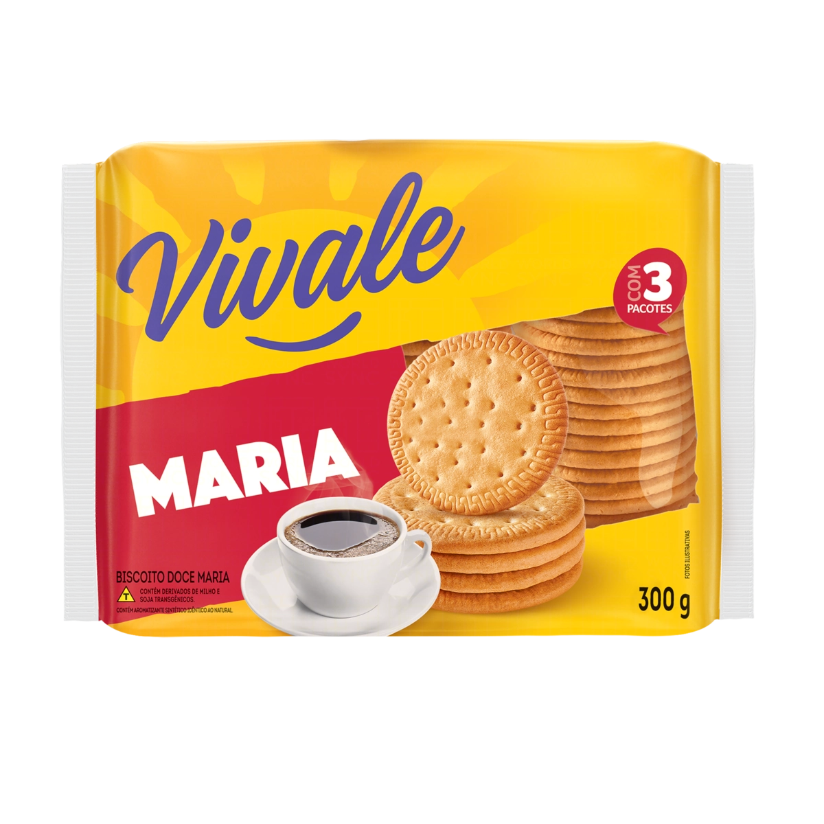 Biscoito Maria Vivale Pacote 300g