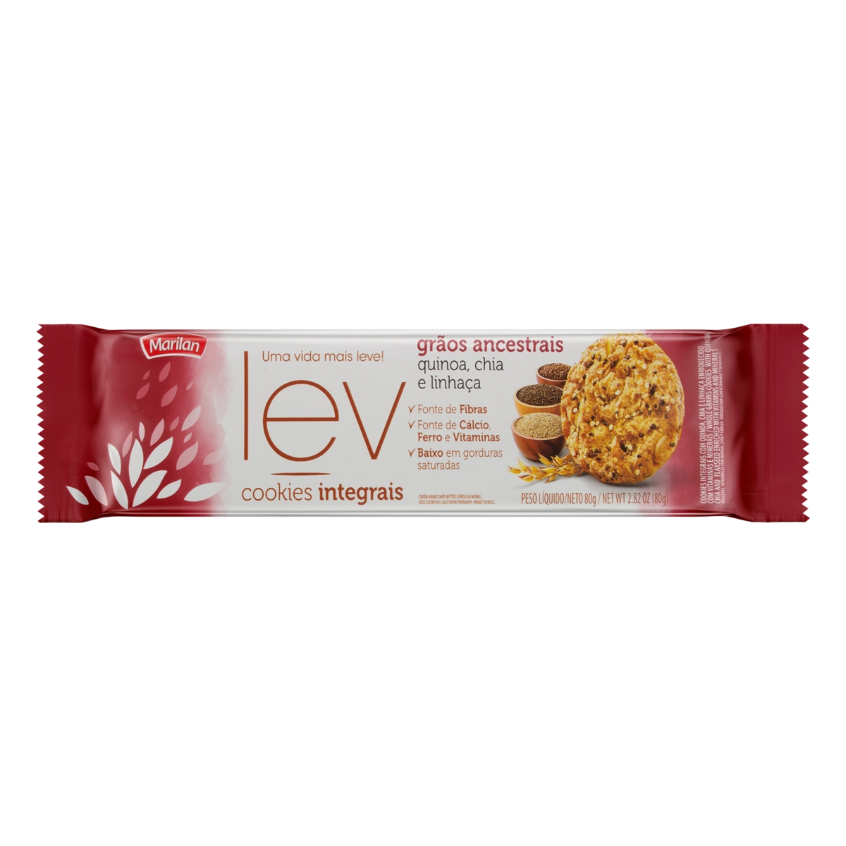 Cookies Marilan Lev 80g Integral