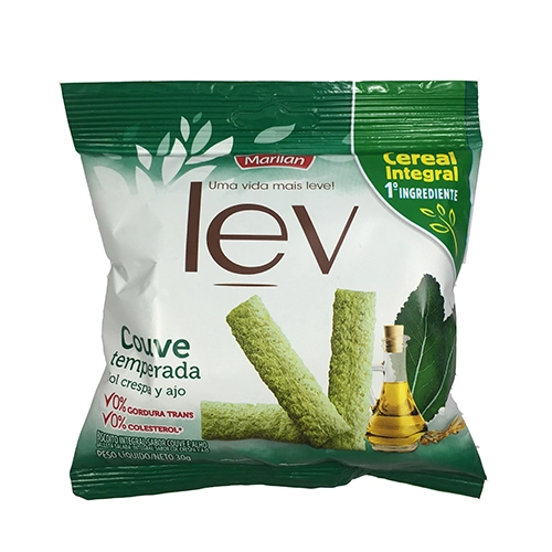 Biscoito Integral Couve Temperada Marilan Lev Pacote 30g