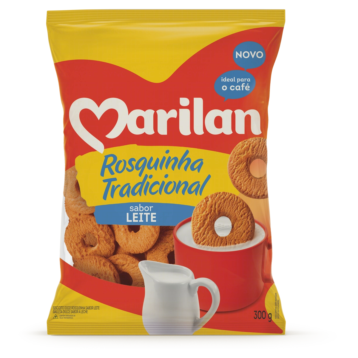 Biscoito Rosquinha Leite Marilan Pacote 300g