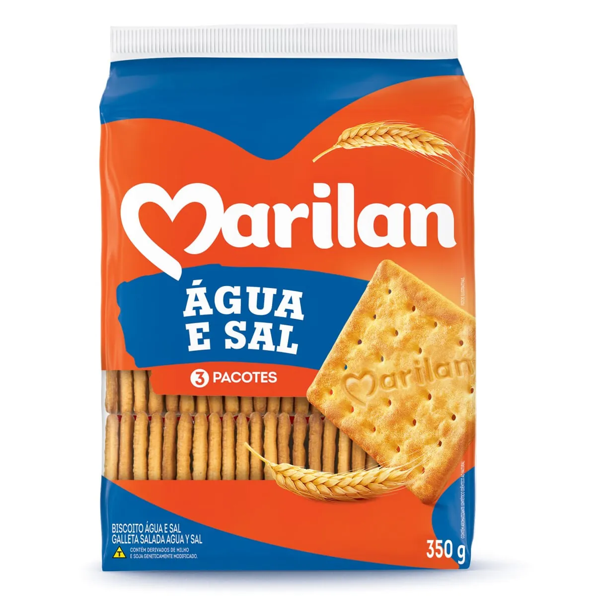 Biscoito Água e Sal Marilan 350 g